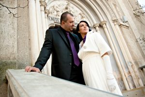 Fotograf de nuntă în Satu Mare imagie de la biserica Calvaria