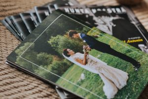 Revistă creată din fotografii de la nunta ta